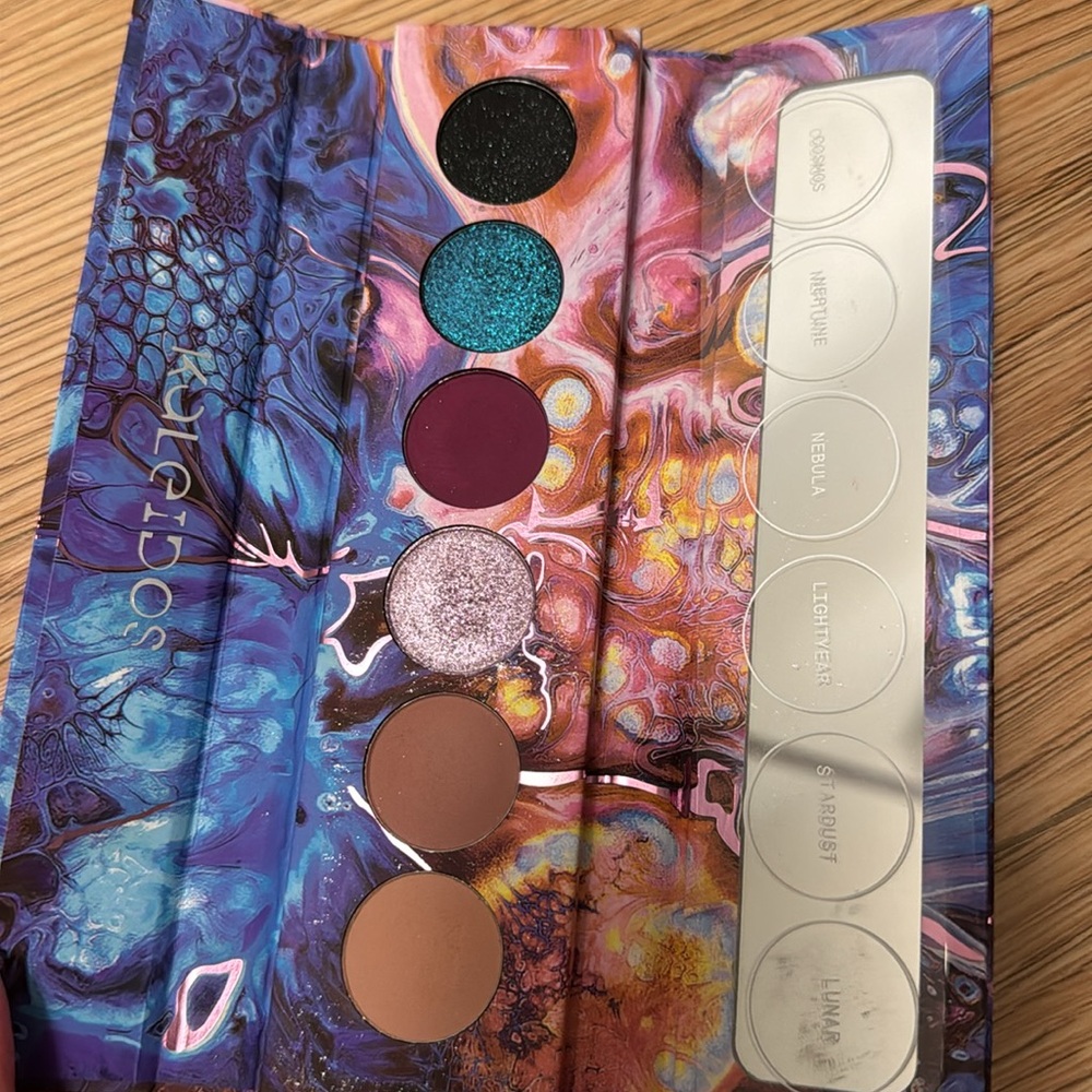 kaleidos cosmetics futurism III Astro pink eyeshadow palette